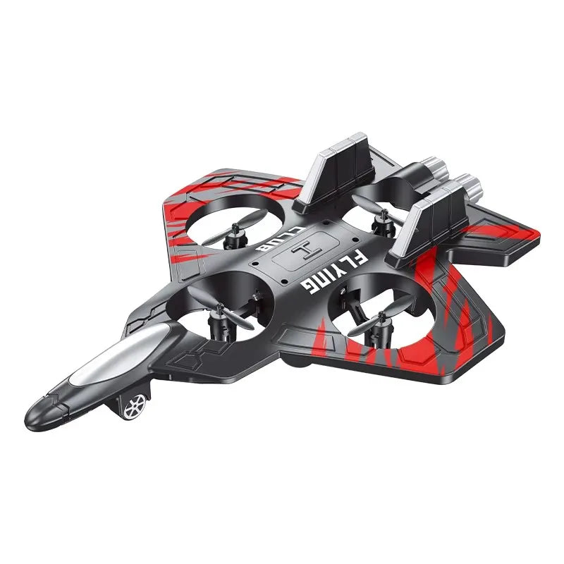 2.4G Remote Control Jet Fighter Stunt RC Airplane Drone Hobby Plane Glider Airplane Toys RC Quadcopter with Light