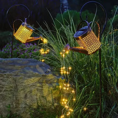 Kettle Lights Garden Lawn Decorative Lights Cutout Kettle Ground Lamp Solar Night Lights Outdoor Garden Decoration