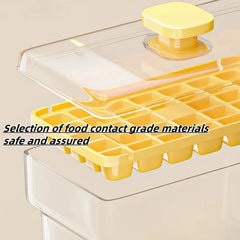 34/68 Grids Pressing Ice Cube Molds Ice Cream Molds Home Ice Box Model Easy To Take Off The Mold Freezing Whiskey Cocktail Tools