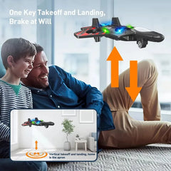 2.4G Remote Control Jet Fighter Stunt RC Airplane Drone Hobby Plane Glider Airplane Toys RC Quadcopter with Light