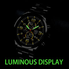 2023 Brand Men's Watches Luxury Stainless Steel Quartz Watch Man Leather Calendar Sports Wristwatch Luminous Clock reloj hombre